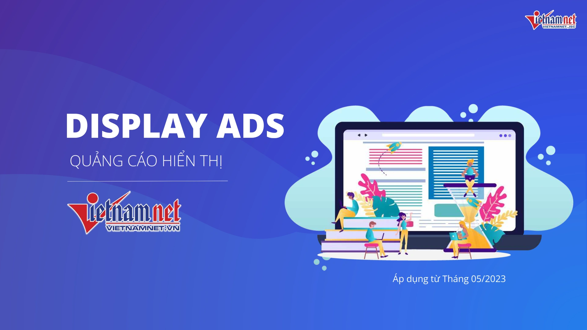 Báo giá Banner trên Vietnamnet mới nhất