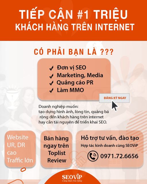 TIẾP CẬN #1 TRIỆU KHÁCH HÀNG TRÊN INTERNET