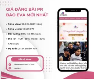 Bảng báo giá Eva.vn năm 2024