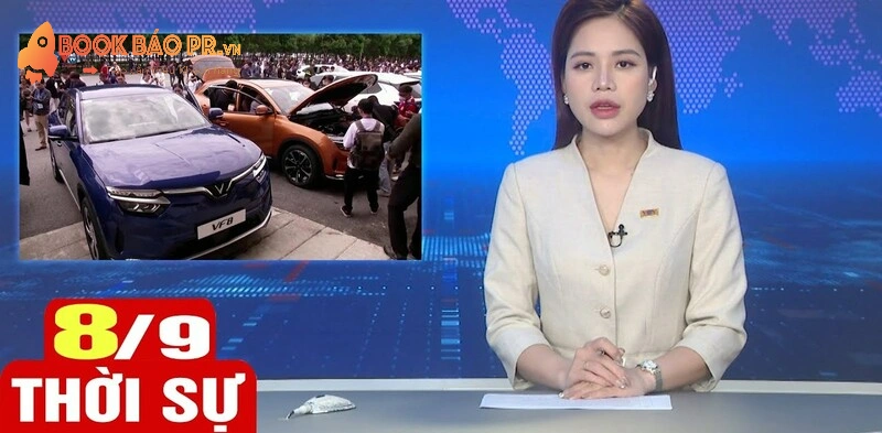 Bài tin tức thời sự VOV hót kèm chèn thương hiêu xuất hiện thị thương hiệu quá trình cung cấp thông tin